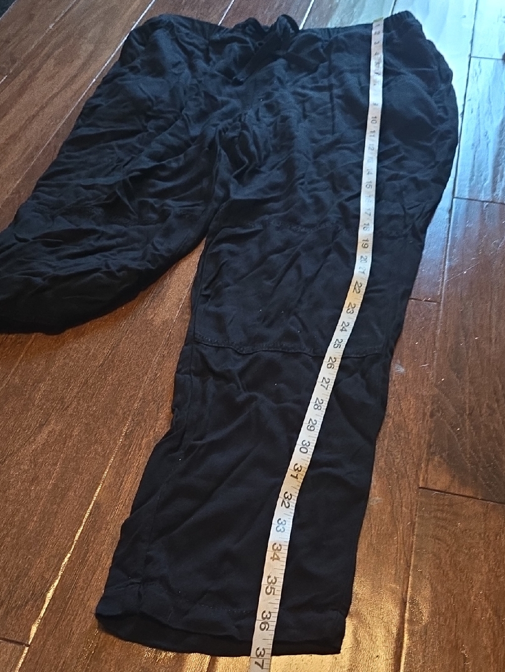 Scarlet Boulavard Black Pull On Pants Size L - Picture 9 of 11